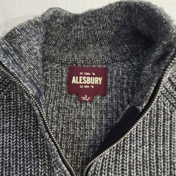 Alesbury Stitch Fix men's 1/4 zip up sweater size Large cabinecore office Cozy - Picture 7 of 10